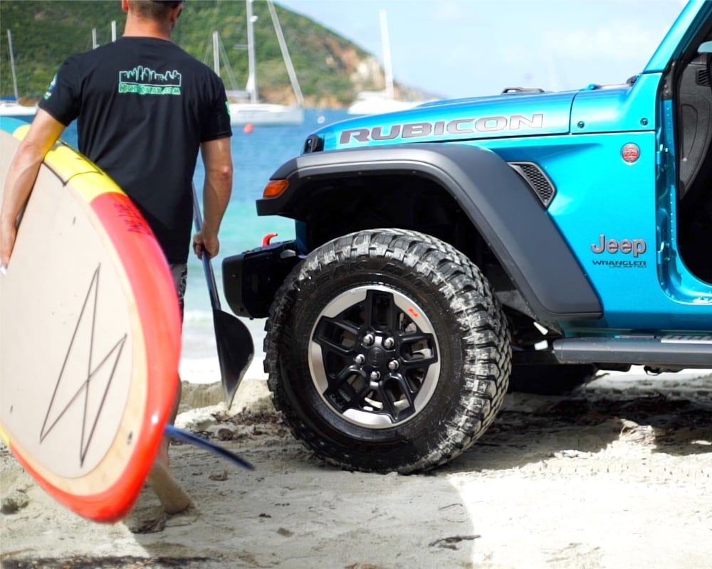 SUP during Jeep Tours on St. Thomas, US Virgin Islands